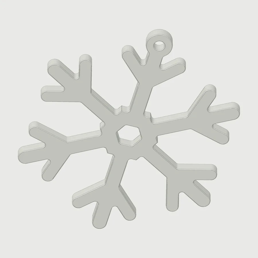 Ozdoba Crystal Snowflake